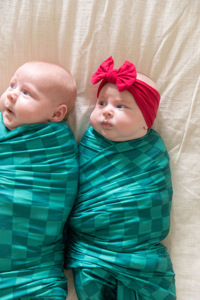 EVERGREEN CHECKER | SWADDLE