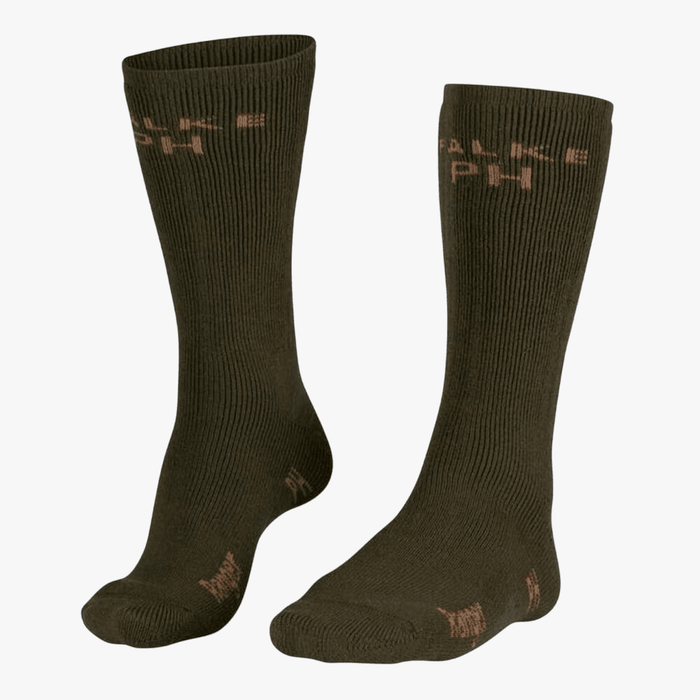 Falke Mens Ranger Crew Socks Olive Falke
