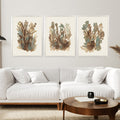Fall Botanical Study, No. 2 - Set of 3 - Jetty Home
