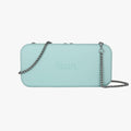 Fenn Wallet Aqua Silver Zip Silver Chain | Fenn