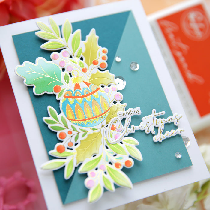 Festive Flourish press plate