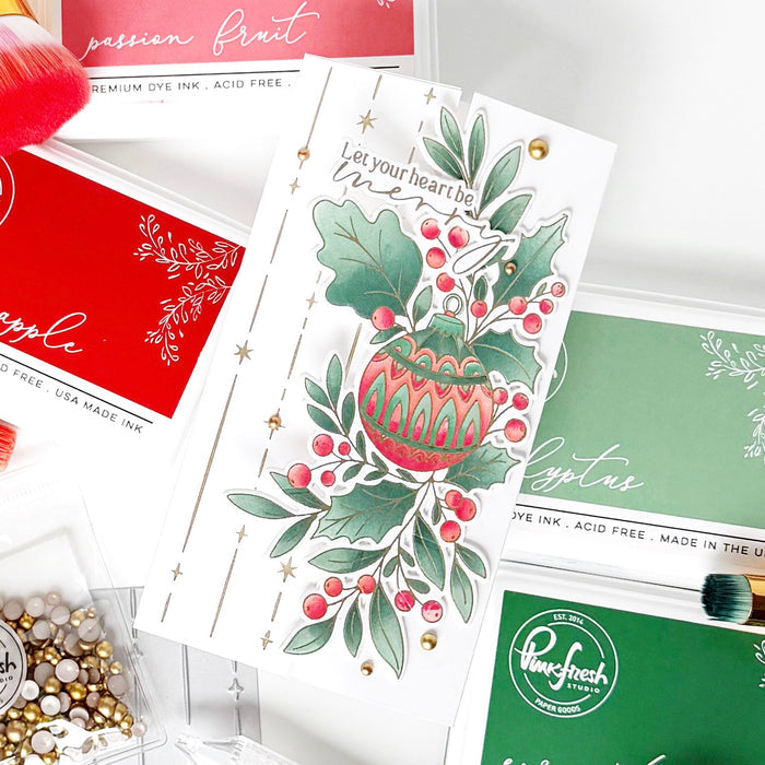 Festive Flourish press plate