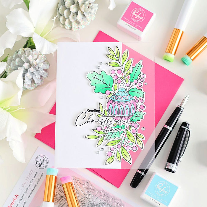 Festive Flourish stencil