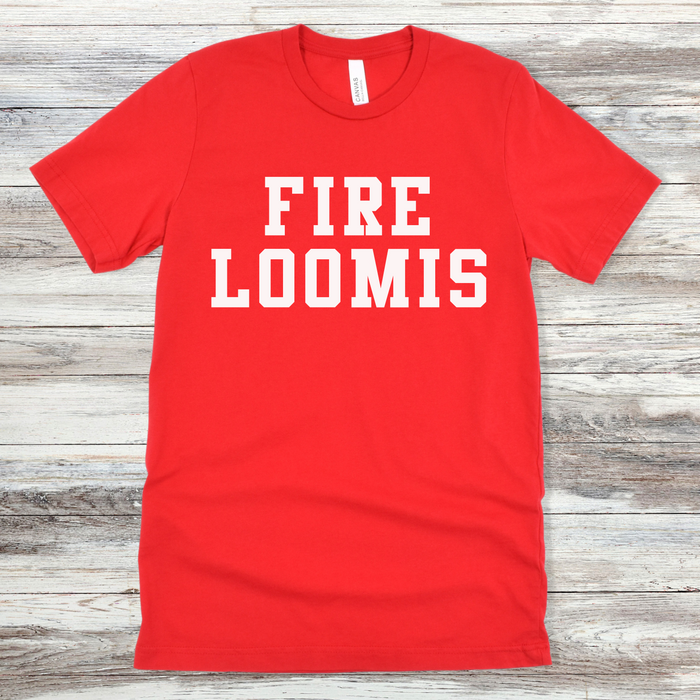 NolaCajun Fire Loomis Tshirt Side View Louisiana Cajun Pride New Orleans