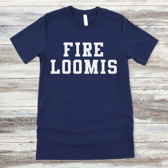 NolaCajun Fire Loomis Tshirt Flat View Louisiana Cajun Graphic Tee Gift