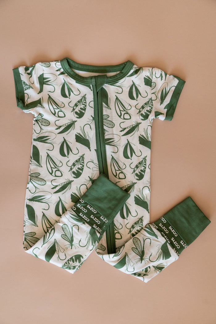 FISHING LURES | SHORT SLEEVE ZIPPER ONE PIECE