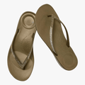 Fit Flop I Qushion Ombre Sparkle Sandal Military Olive | Fit Flop
