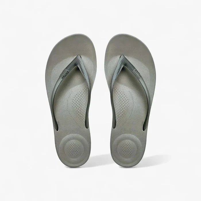 Fit Flop I Qushion Silver Sandal | Fit Flop