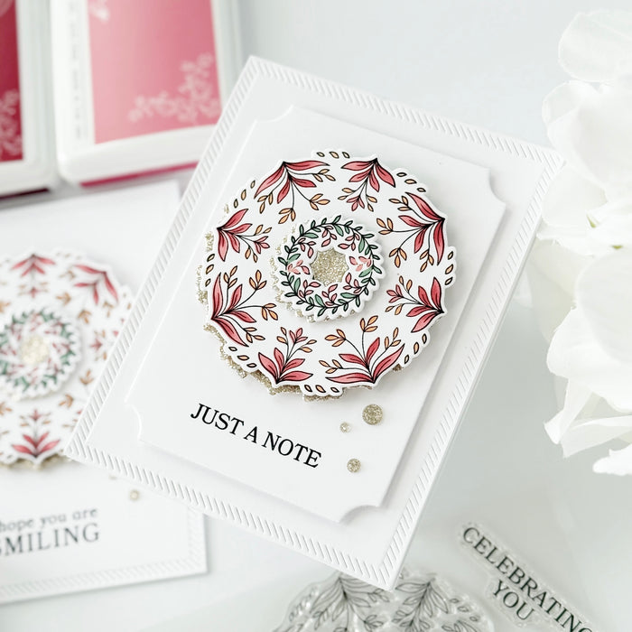 Floral Kaleidoscope stencil