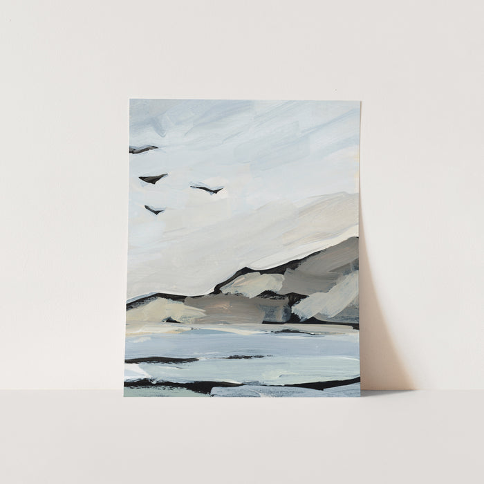 "Fly Away" Coastal Ocean Painting - Art Print or Canvas - Jetty Home