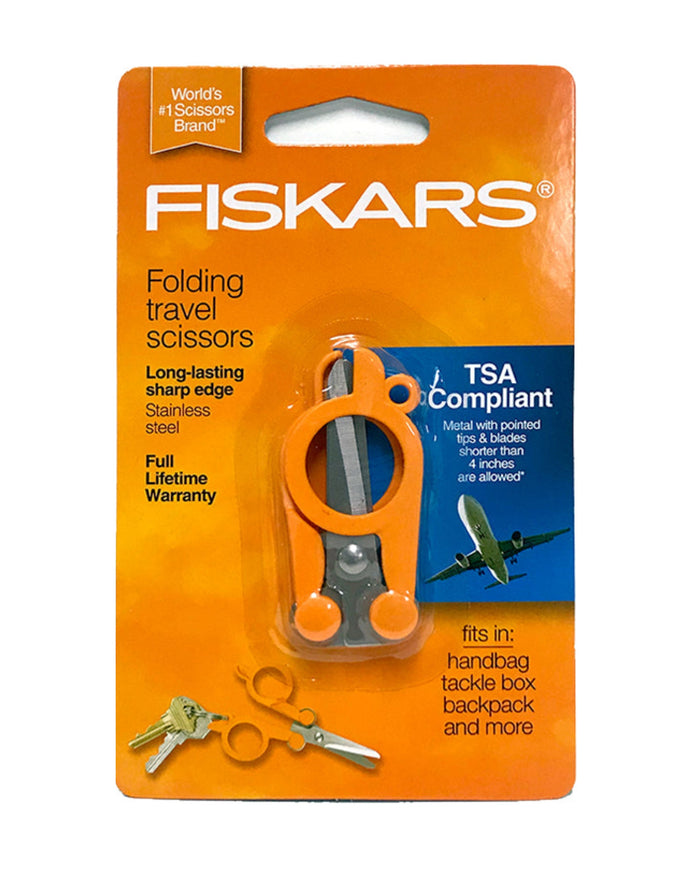 Folding Travel Scissors - Zipper and Thread