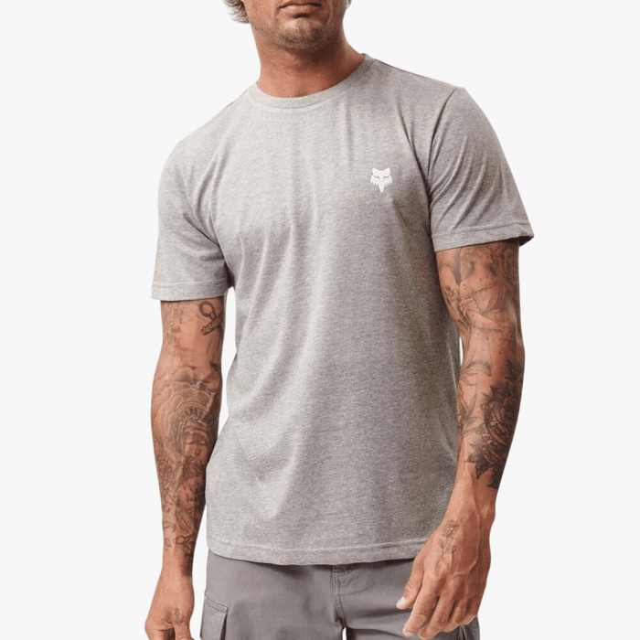 Fox Mens Axion Short Sleeve Tee Medium Grey Heather | Fox