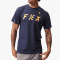 Fox Mens Checkered Short Sleeve Tee Summit Navy | Fox