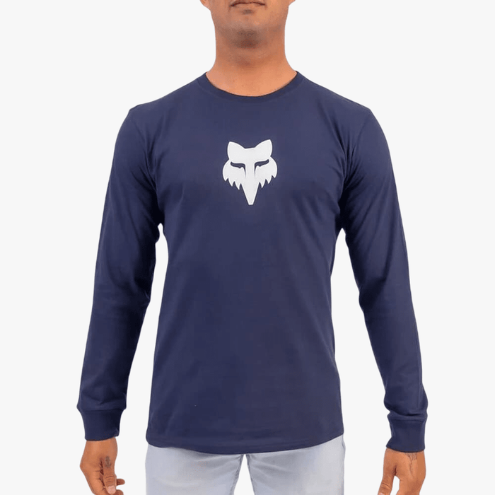 Fox Mens Head Original Long Sleeve Tee Navy | Fox
