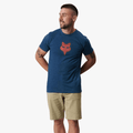 Fox Mens Heir Short Sleeve Tee Heather Indigo | Fox