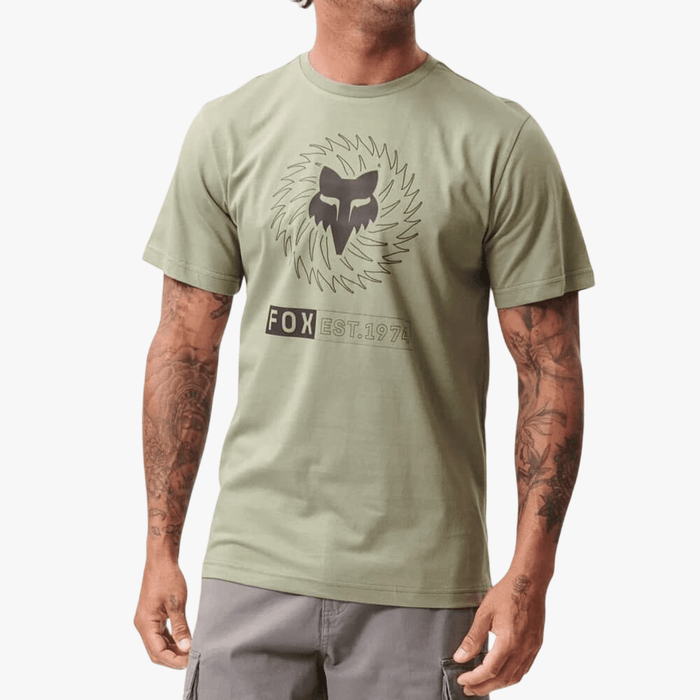 Fox Mens Iris Short Sleeve Tee Agave Green | Fox