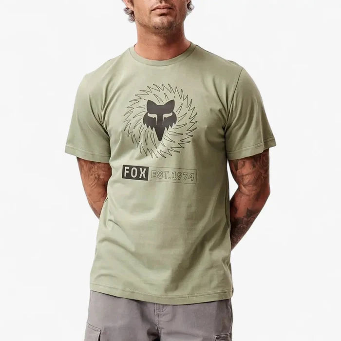 Fox Mens Iris Short Sleeve Tee Agave Green | Fox