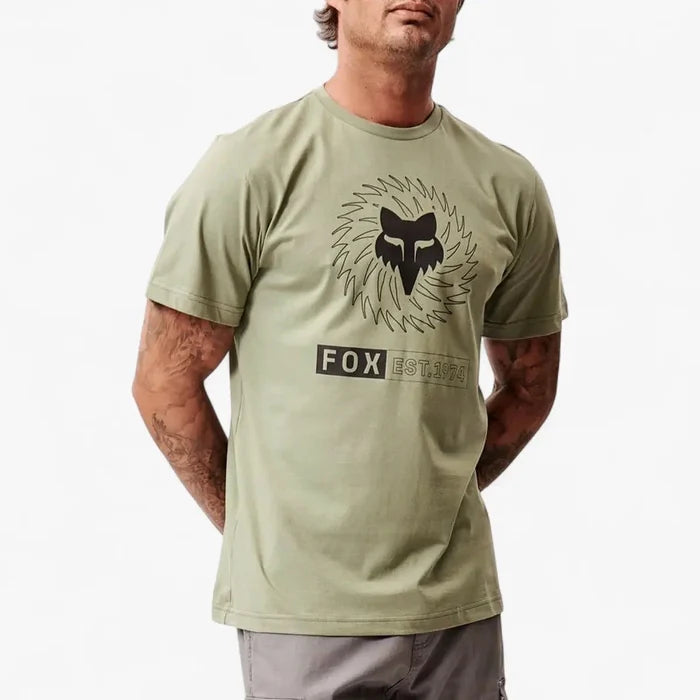 Fox Mens Iris Short Sleeve Tee Agave Green | Fox