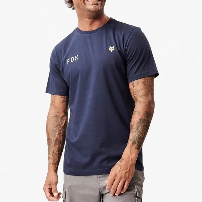 Fox Mens Logomark Short Sleeve Tee Summit Navy | Fox