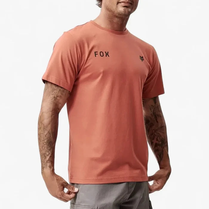 Fox Mens Logomark Short Sleeve Tee Tandoori Spice | Fox