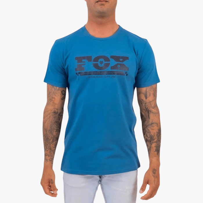 Fox Mens National Short Sleeve Tee Dark Slate | Fox