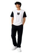 Fox Mens Race Number Short Sleeve Tee White Black | Fox