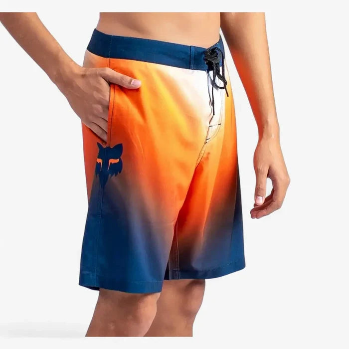 Fox Mens Revise Boardshort Navy Orange | Fox