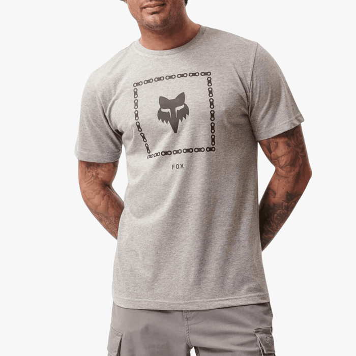 Fox Mens The Link Short Sleeve Tee Medium Grey Heather | Fox