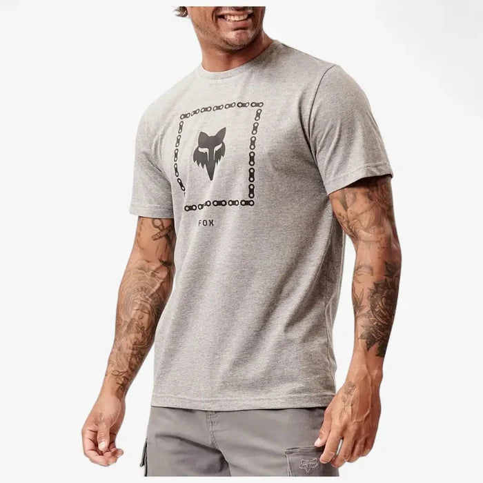 Fox Mens The Link Short Sleeve Tee Medium Grey Heather | Fox