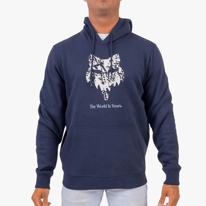 Fox Mens World Pullover Hoody Navy | Fox