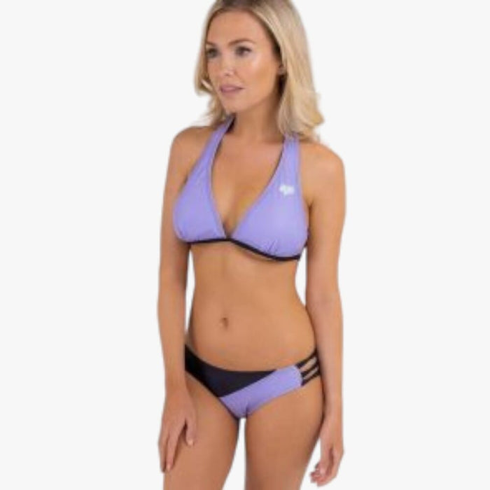 Fox Womens Dvide Halter Bikini Lilac Fox