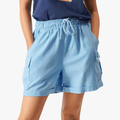 Fox Womens Flip Side Cargo Shorts Blue | Fox