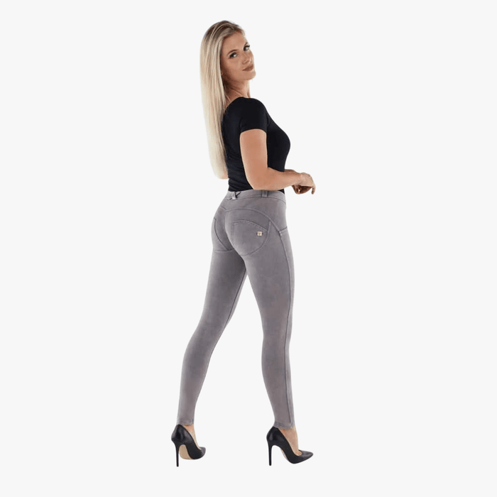 Freddy Womens Acid Wash Wrup Shaping Pants G48 Grey | Freddy