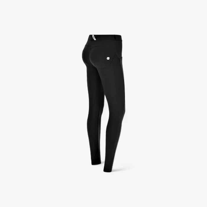 Freddy Womens Diwo Pro Black Regular Waist Long Length Pant | Freddy
