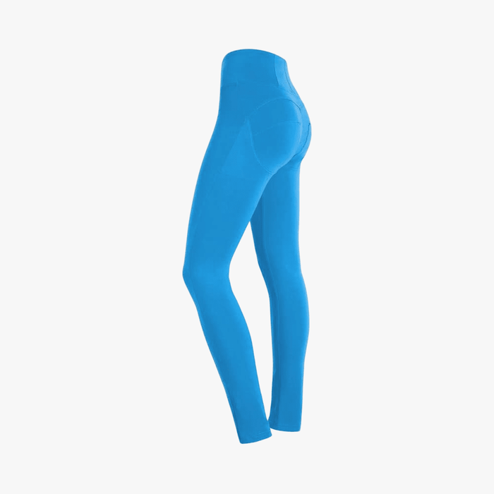 Freddy Womens Navy High Waist Long Length Cotton Pant | Freddy