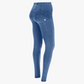 Freddy Womens Light Blue Stitch High Waist Long Length Jean | Freddy
