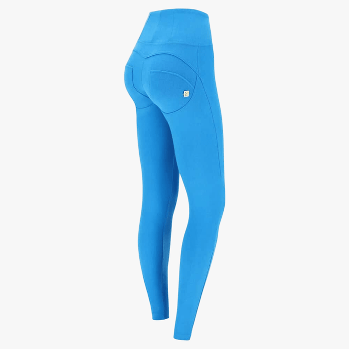 Freddy Wr.Up® Skinny Push Up Jersey Drill Trousers With Super High Waist B115 Blue | Freddy