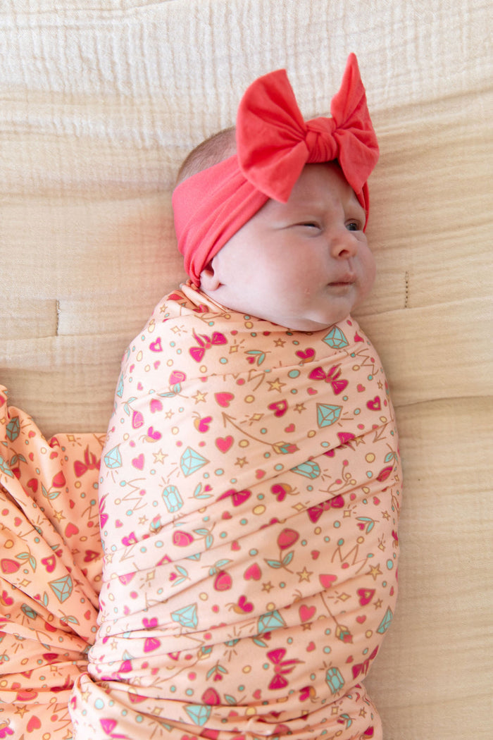 FRILLS (PEACH) | SWADDLE
