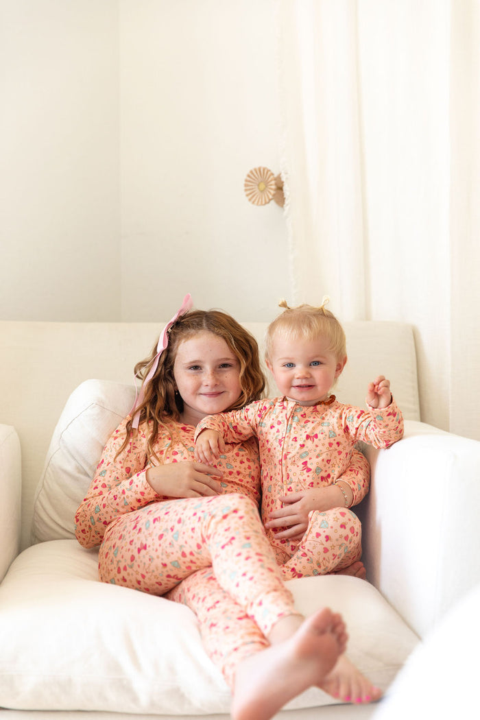 FRILLS (PEACH) | ZIPPER ONE PIECE