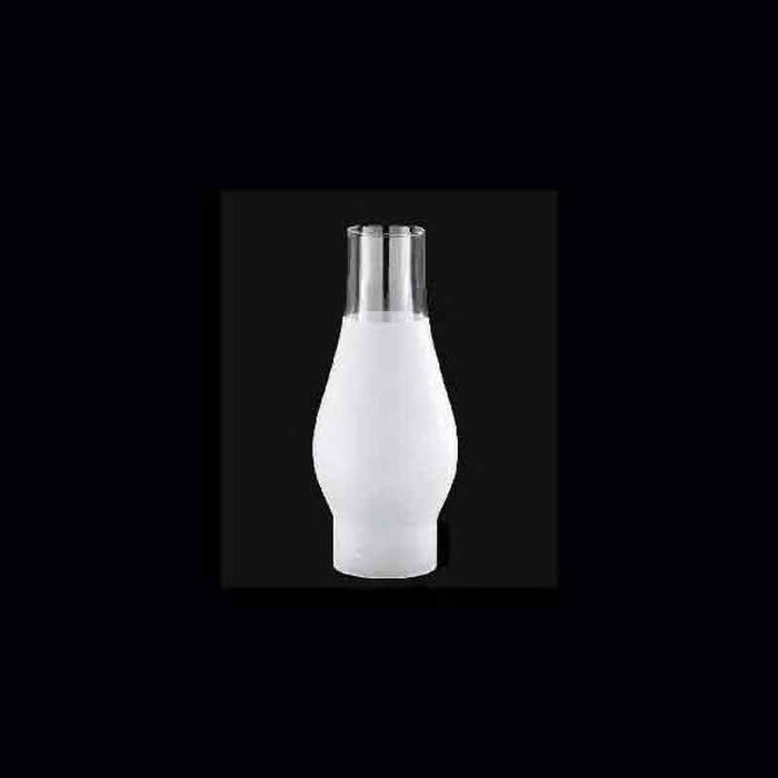 Frosted Glass Chimneys,  2-5/8 x 8-1/2 - paxton hardware ltd