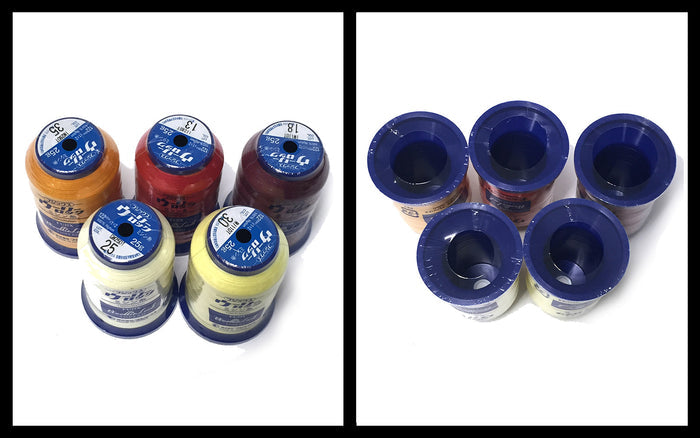 Information related to zippers, thread, and sewing.