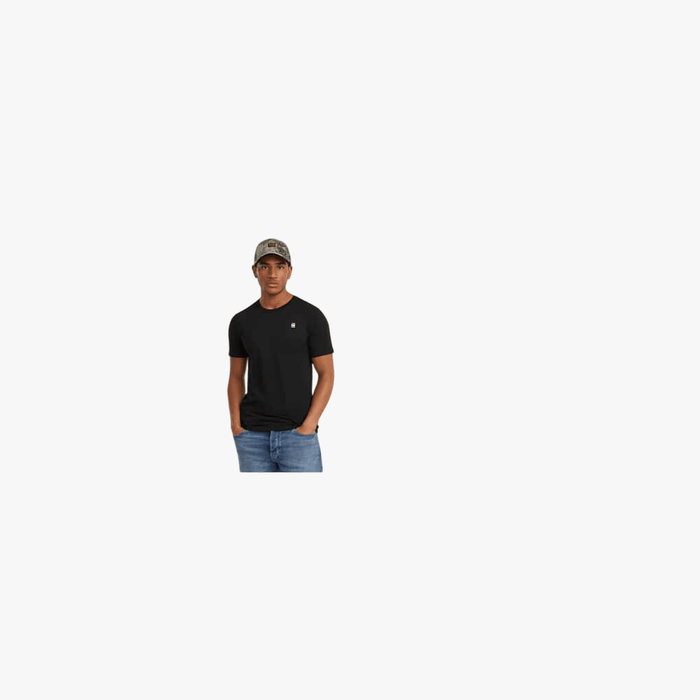 G Star Mens Basic Short Sleeve Tee Black | G Star