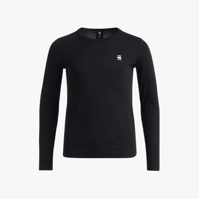 G Star Mens Crew Long Sleeve Tee Black | G Star