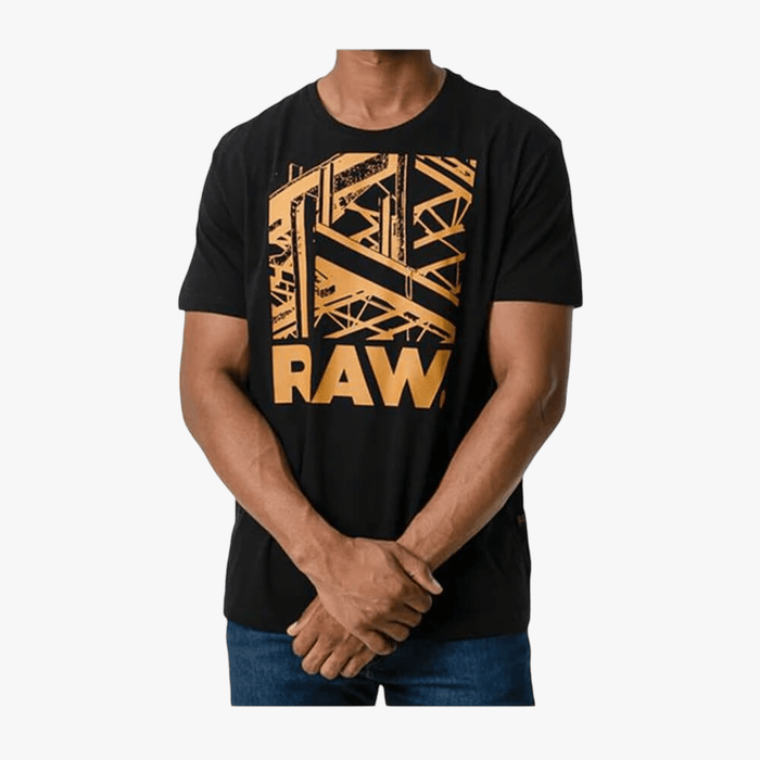 G Star Mens Raw Construction Short Sleeve Tee Black | G Star