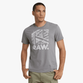 G Star Mens Raw Construction Short Sleeve Tee Correct Winter Grey | G Star