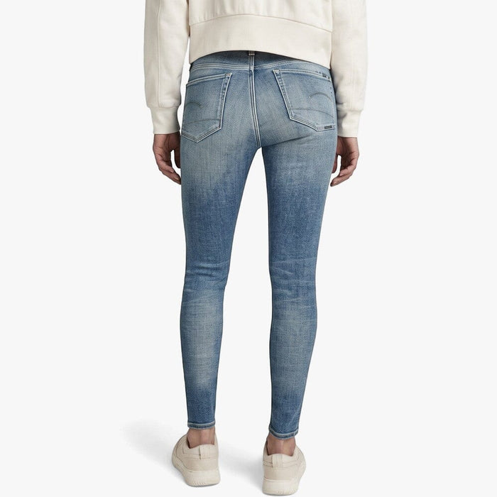G Star Womens 3301 Skinny Jean Faded Blue Topaz | G Sstar