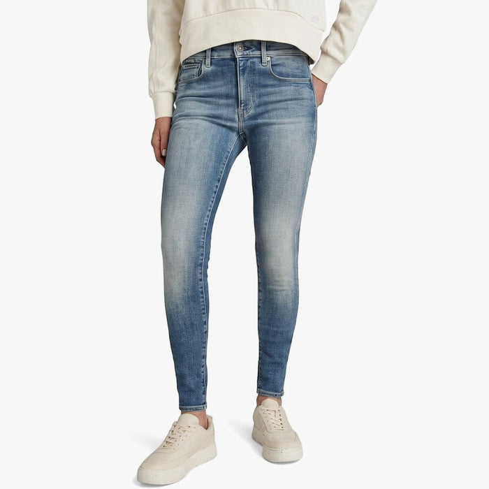 G Star Womens 3301 Skinny Jean Faded Blue Topaz | G Sstar