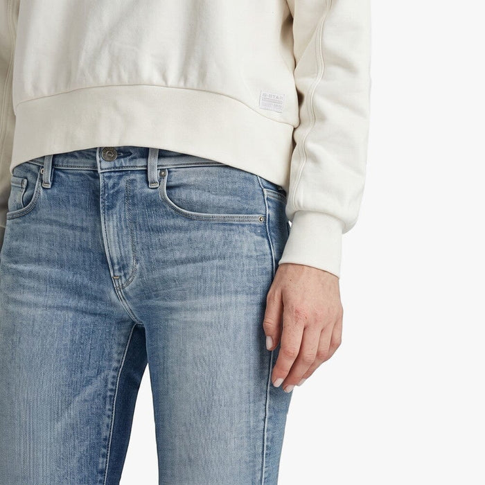 G Star Womens 3301 Skinny Jean Faded Blue Topaz | G Sstar