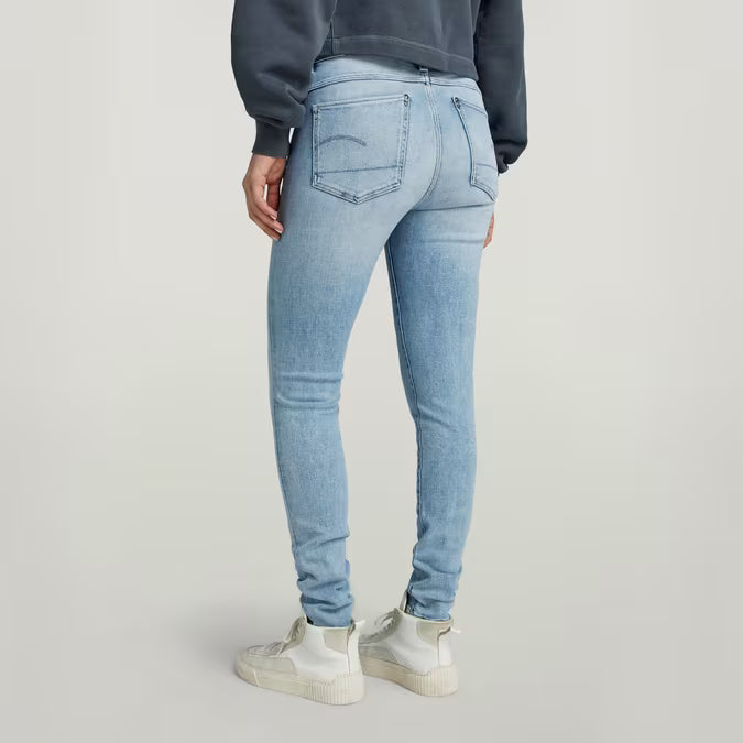 G Star Womens Lhana Skinny Jean Sun Faded Saru Blue | G Sstar