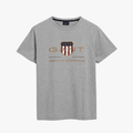 Gant Mens Archive Shield Tee Grey | Gant